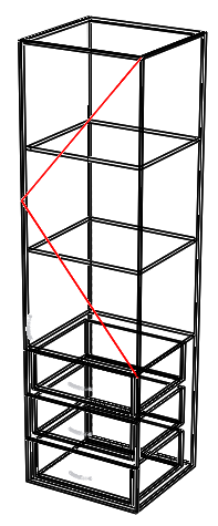 Tall Drawer WIREFRAME