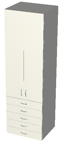 Tall Split Drawer SOLID